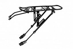 Багажник HX-Y84 26"-29",для дисковых тормозов,крепление на перья, алюминий,черный Багажник HX-Y84 26"-29",для дисковых тормозов,крепление на перья, алюминий,черный